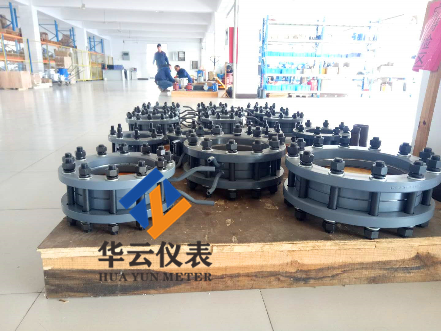 河北邢臺(tái)市孔板流量計(jì)發(fā)貨現(xiàn)場安裝圖